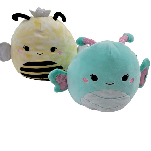 Squishmallows REINA the BUTTERFLY Green PLUSH Stuffed Htf Rare and Sunny The Bee - Picture 9 of 10